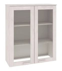 Online Opzetkast HAMAR 85x35x100 cm massief grenenhout wit Meubels