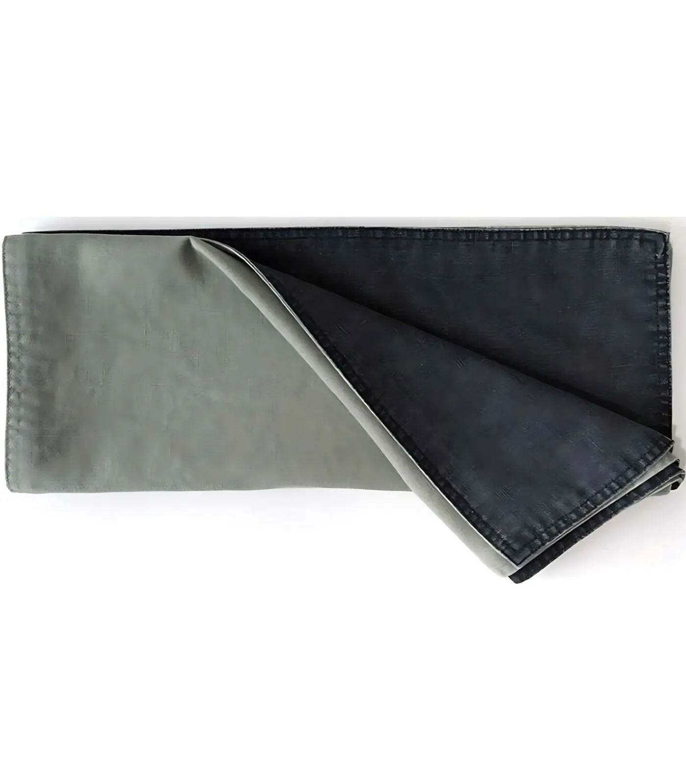 Discount Organic Tafelloper 40x150cm dubbelzijdig groen-grijs Keuken- & Tafellinnen