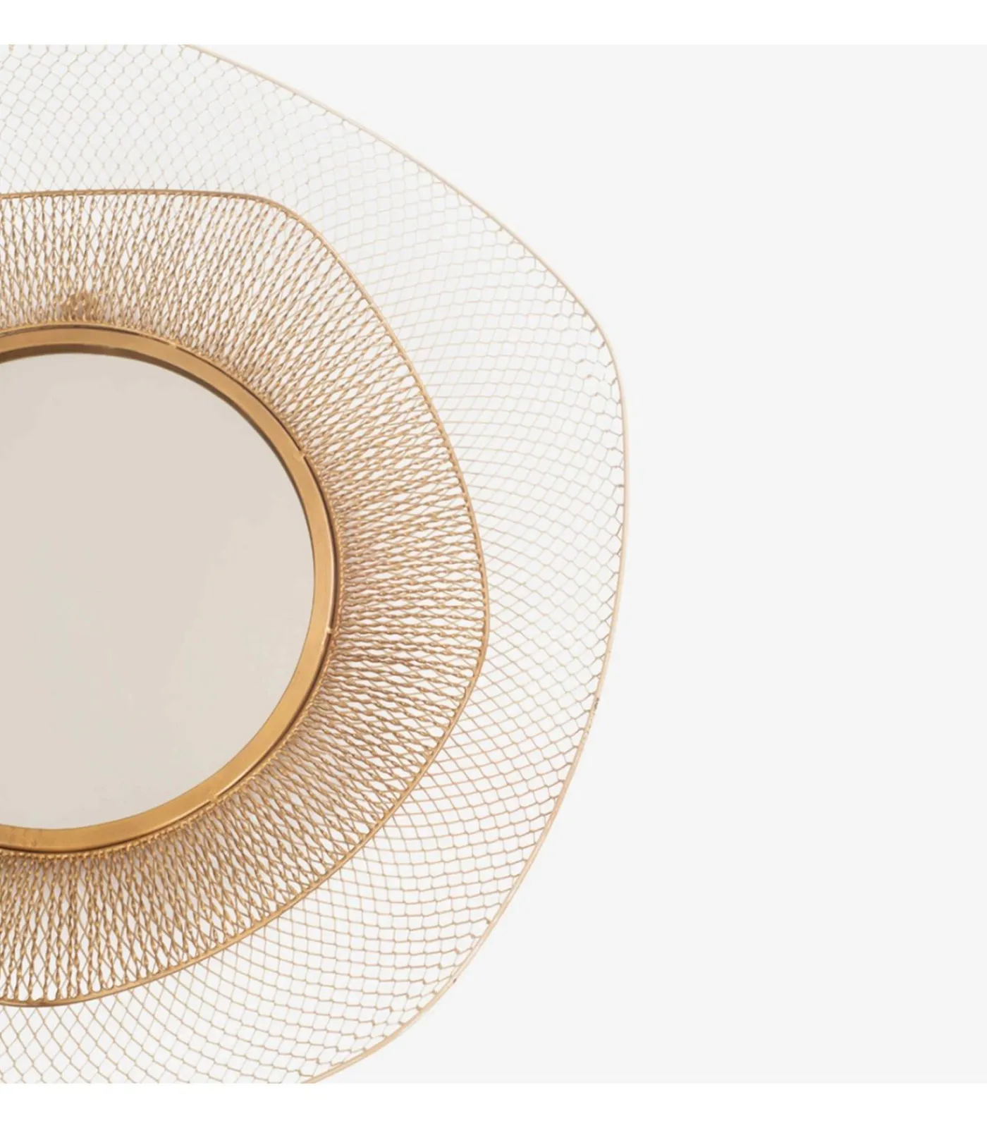 Outlet organische vorm spiegel van 79 cm Spiegels