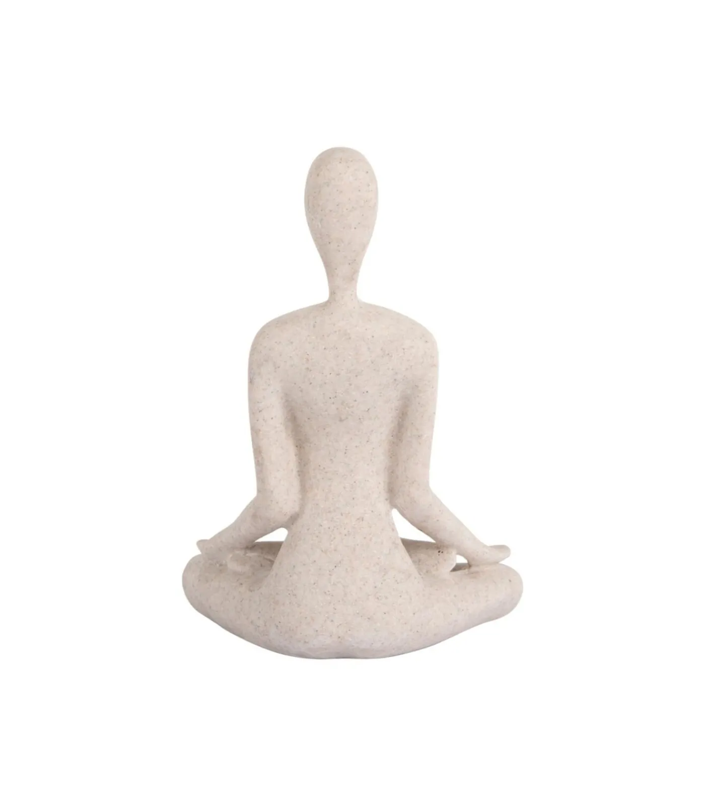 Sale Ornament Open Lotus - Grijs - 15x11x21cm Decoratie