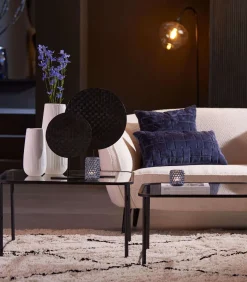 Discount Ornament Persegi - Zwart - 36x7.5x51.5cm Decoratie