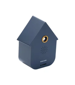 Best Ornament Sound Box Modern Cuckoo - Blauw - 12x7.5x11.5cm Decoratie