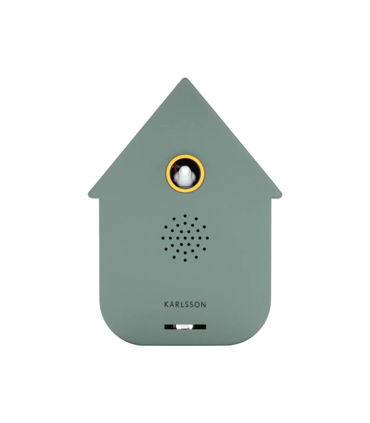 Sale Ornament Sound Box Modern Cuckoo - Groen - 12x7.5x11.5cm Decoratie