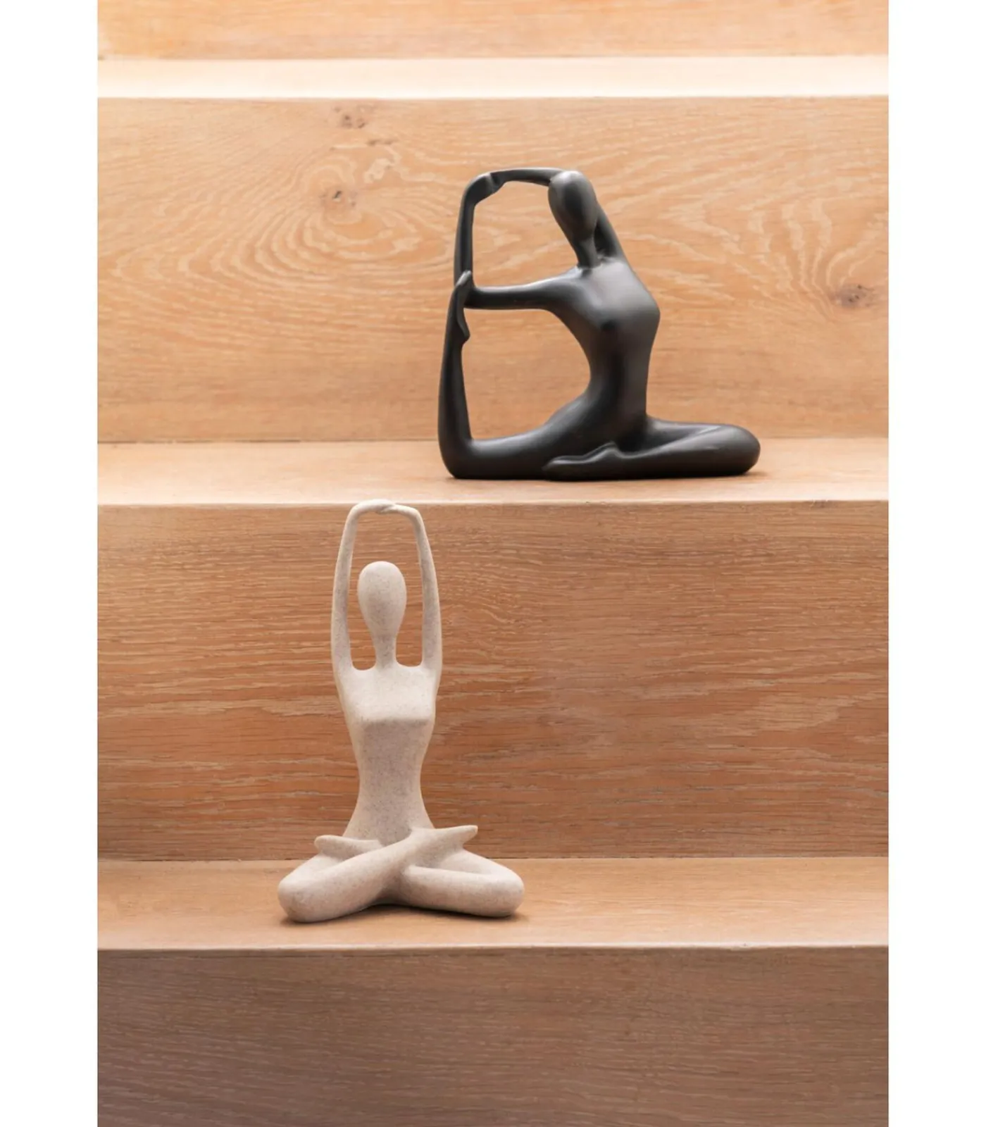 New Ornament Stretched Lotus - Grijs - 14.5x12x23.5cm Decoratie