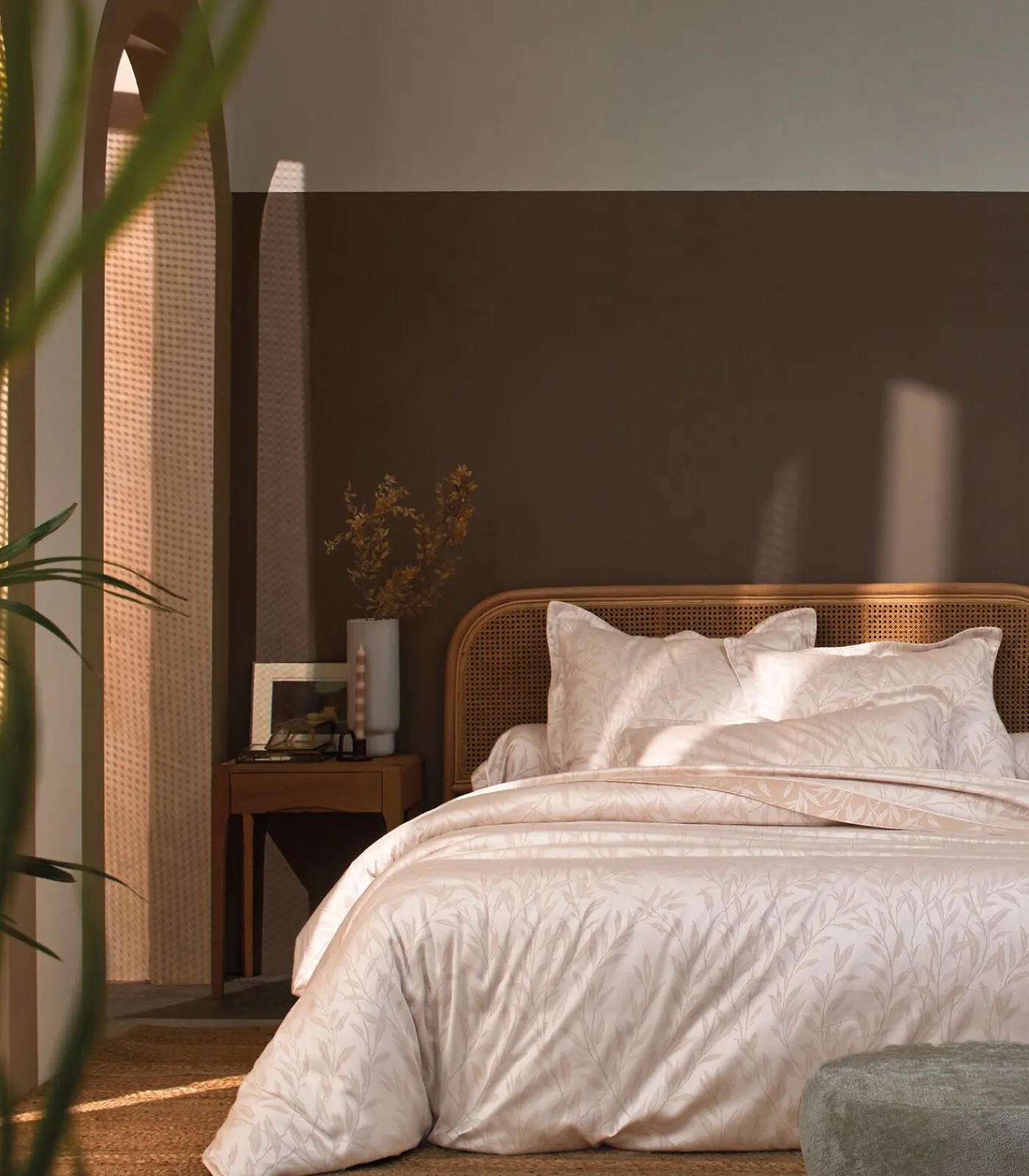 OSIER Poudre - Dekbedovertrek Jacquard katoen Dekbedovertrekken