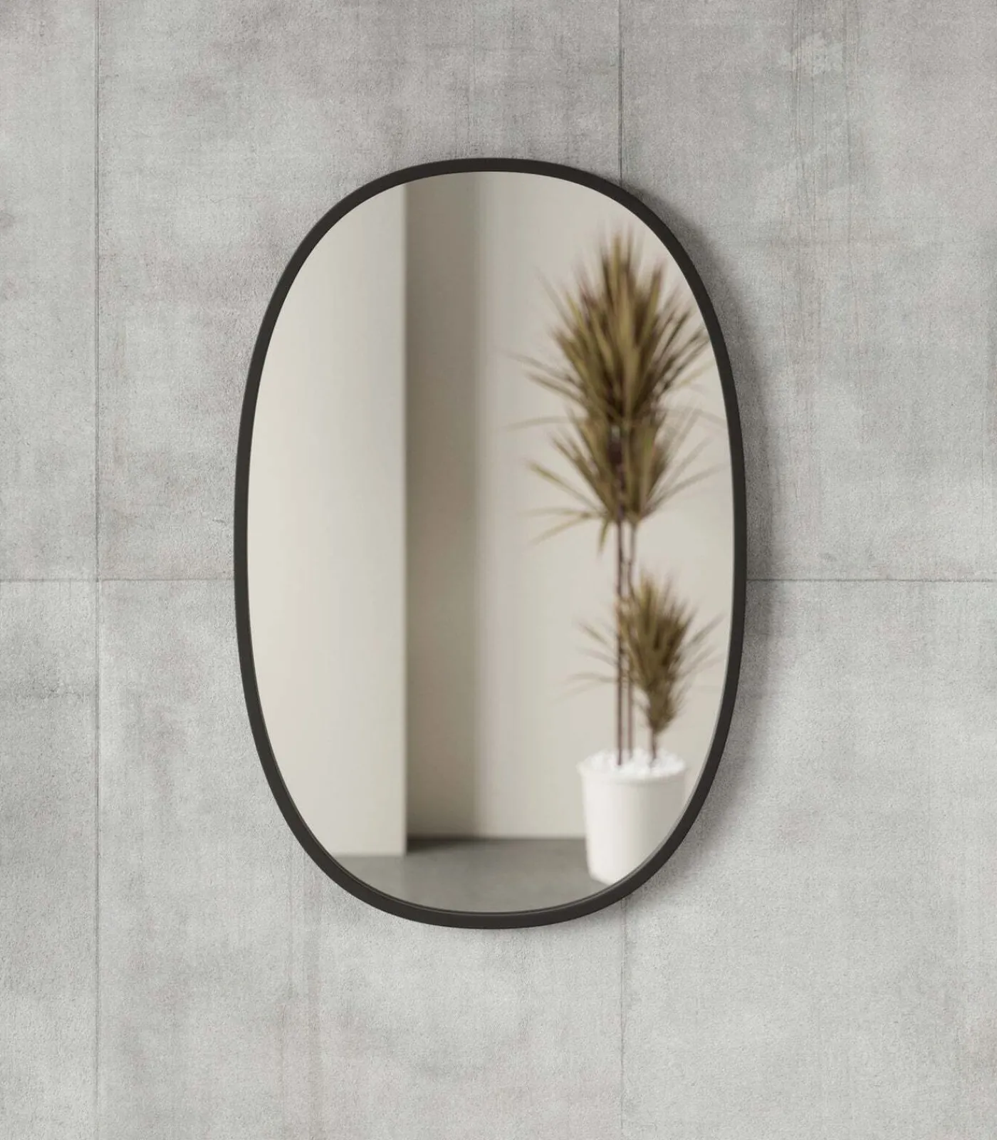 Clearance Ovale wandspiegel Hub Spiegels