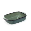 Discount Ovenschaal 32/25,5x20,5xH7cm groen/blauw Meridian Bakken