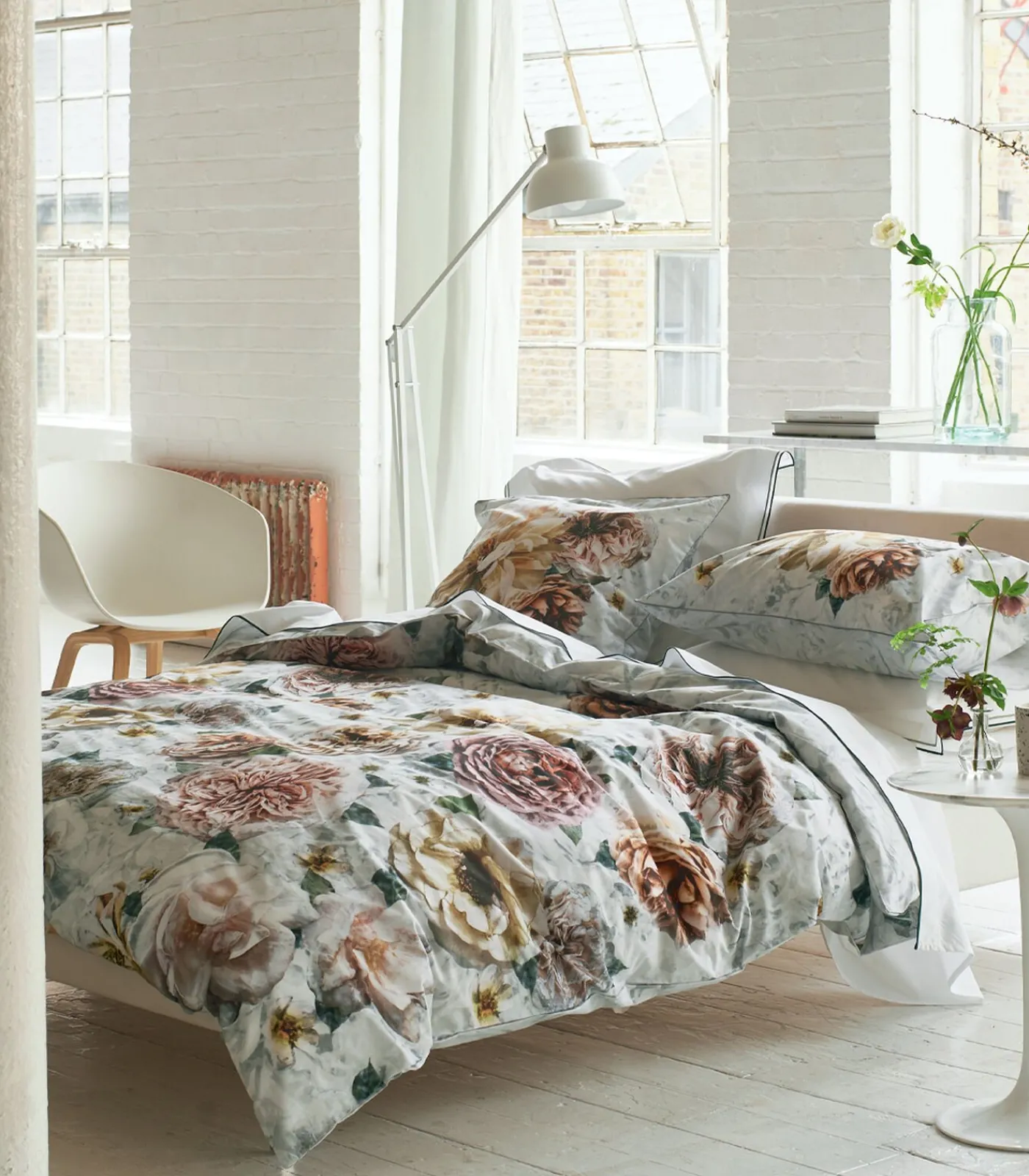 Outlet Pahari Tuberose - Dekbedovertrek in katoen perkal met print Dekbedovertrekken