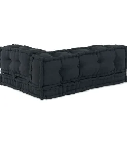 Outlet Pallet Sofa Kussen 3 pcs Antraciet Stof Zetels