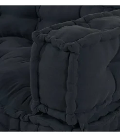 Outlet Pallet Sofa Kussen 3 pcs Antraciet Stof Zetels