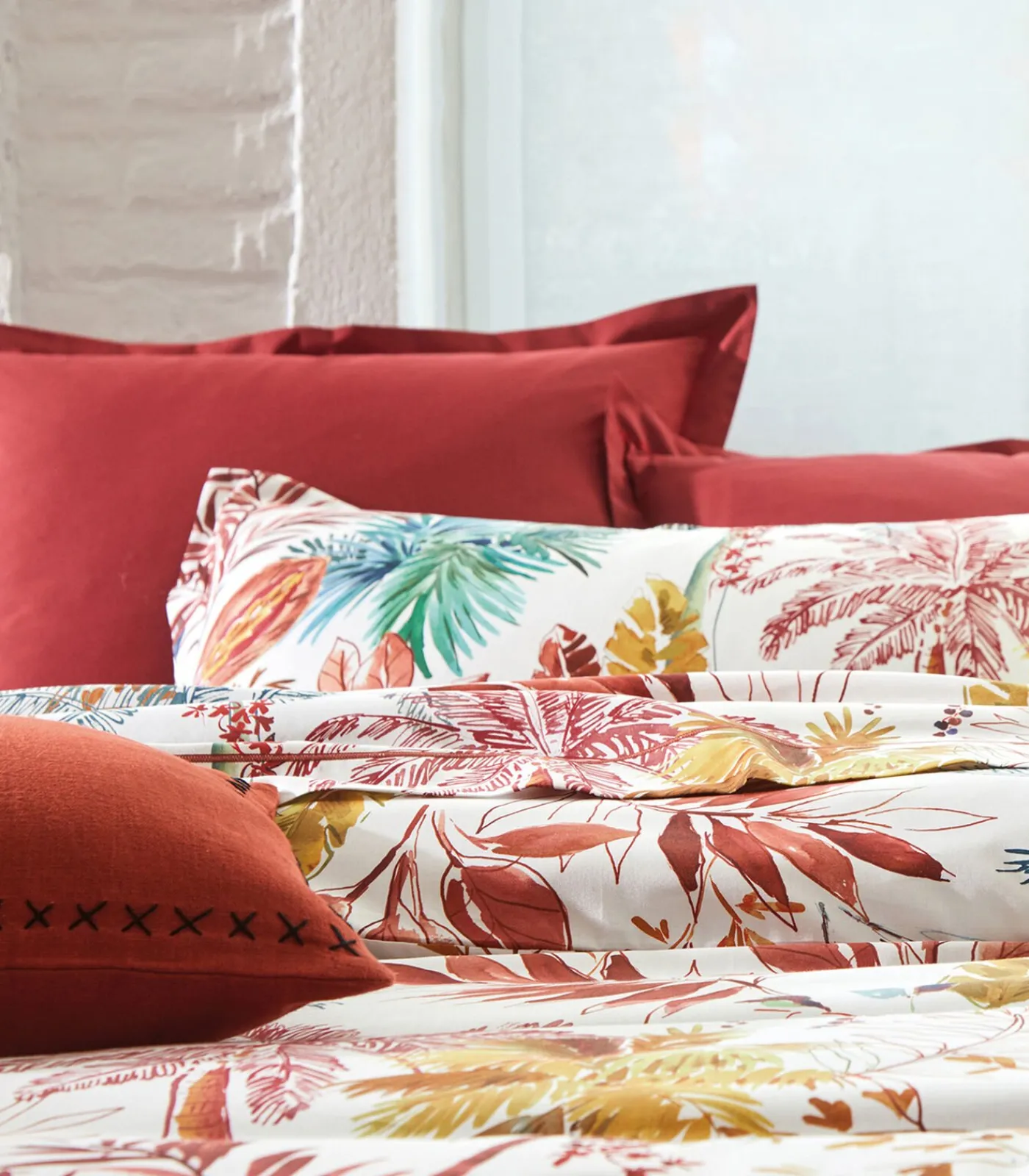 Clearance PALMERAIE tomette - Laken Satijn katoen Lakens