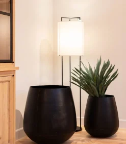 Discount Palomino - Vloerlamp - Zwart Vloerlampen