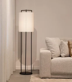 Discount Palomino - Vloerlamp - Zwart Vloerlampen