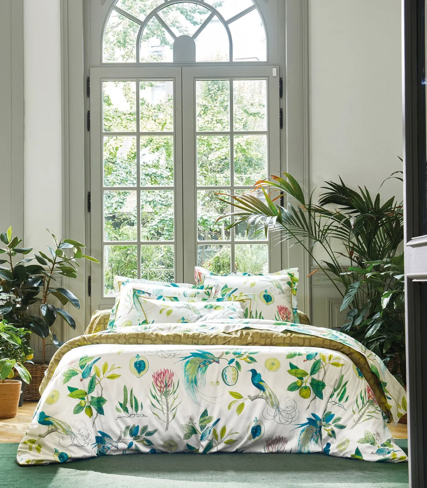 Discount PARADESIA Ocre - Laken Satijn katoen Lakens