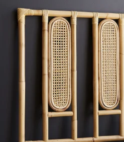 Online Paulette - Hoofdbord van gevlochten riet 160 cm Bedden