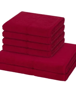 New Pearl - 6-delige handdoekenset Badset