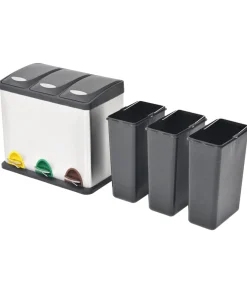 Clearance Pedaalemmer voor recycling 24 L roestvrij staal Manden En Bakken