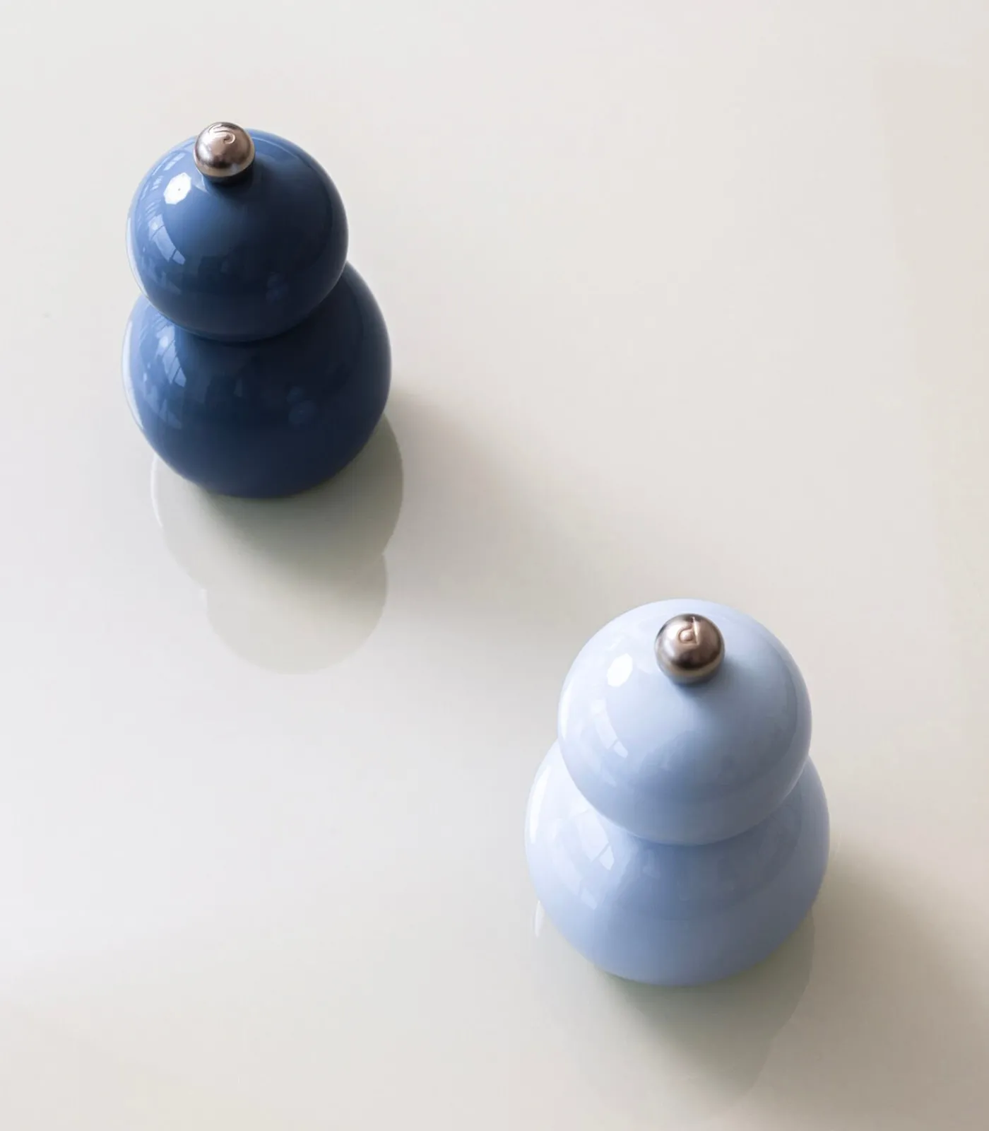 Outlet Peper/zoutmolen H12cm blauw Betty - set/2 Keukenaccessoires