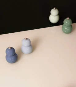 Outlet Peper/zoutmolen H12cm blauw Betty - set/2 Keukenaccessoires