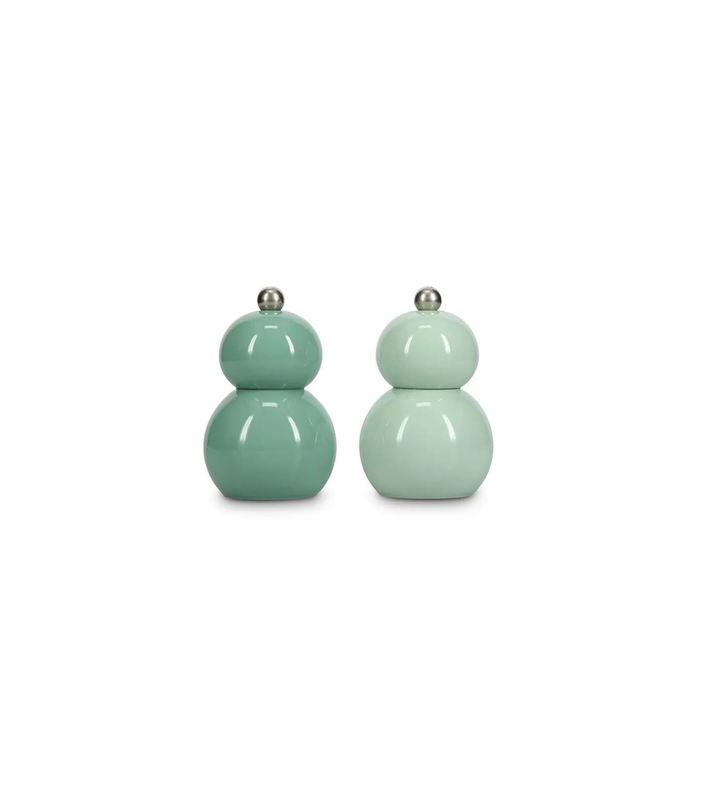 Outlet Peper/zoutmolen H12cm groen Betty - set/2 Keukenaccessoires