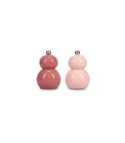 Sale Peper/zoutmolen H12cm roze Betty - set/2 Keukenaccessoires