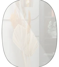 Philou Spiegel - Glas/Metaal - Zwart - 60x55x0,5 Spiegels