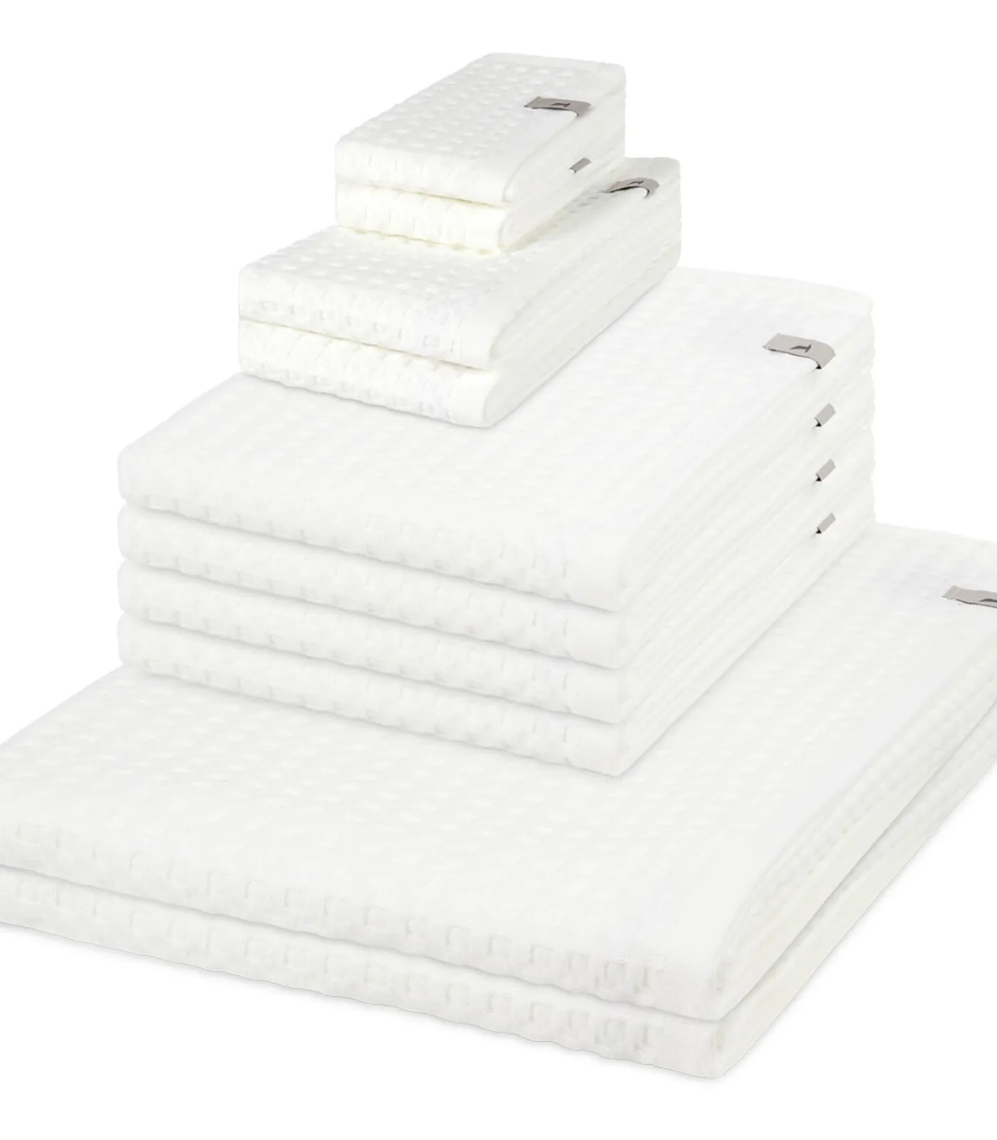 Clearance Piquee - 8-delige handdoekenset Badset