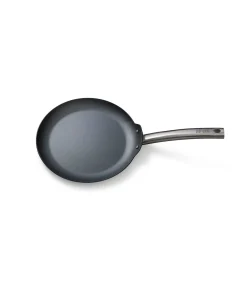 Discount Plaatstalen Pannenkoekenpan | Ø 28 cm | Vooraf ingebrand | Natuurlijke antiaanbaklaag | Voor alle warmtebronnen Potten & Pannen