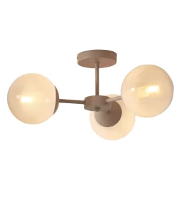 Best Plafonniere Aspen - Zand - 54x54x22.5cm Hanglampen