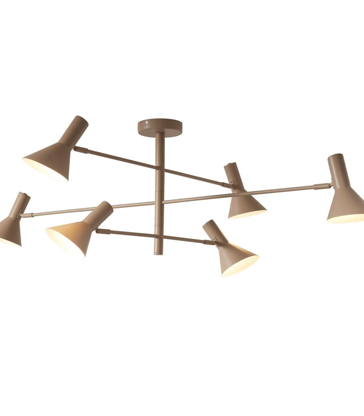 Hot Plafonniere Izmir - Grijs - 124x124x40cm Hanglampen