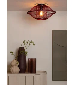 Plafonniere Maui - Bordeaux - Ø50cm Hanglampen
