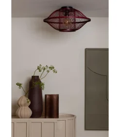 Plafonniere Maui - Bordeaux - Ø50cm Hanglampen