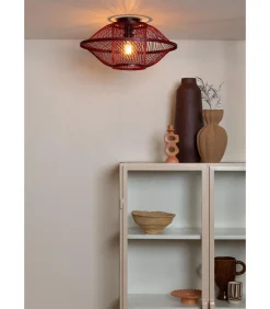Plafonniere Maui - Bordeaux - Ø50cm Hanglampen