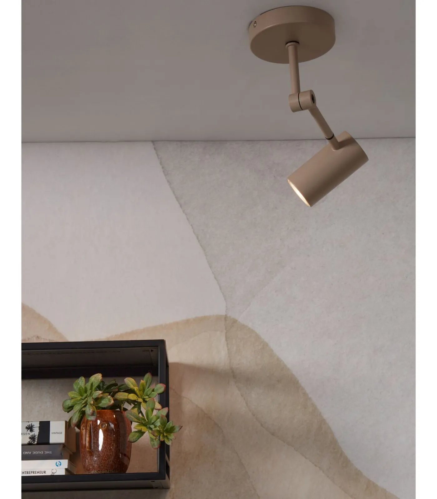 Clearance Plafonniere Montreux - Grijs - 11x6x28cm Hanglampen