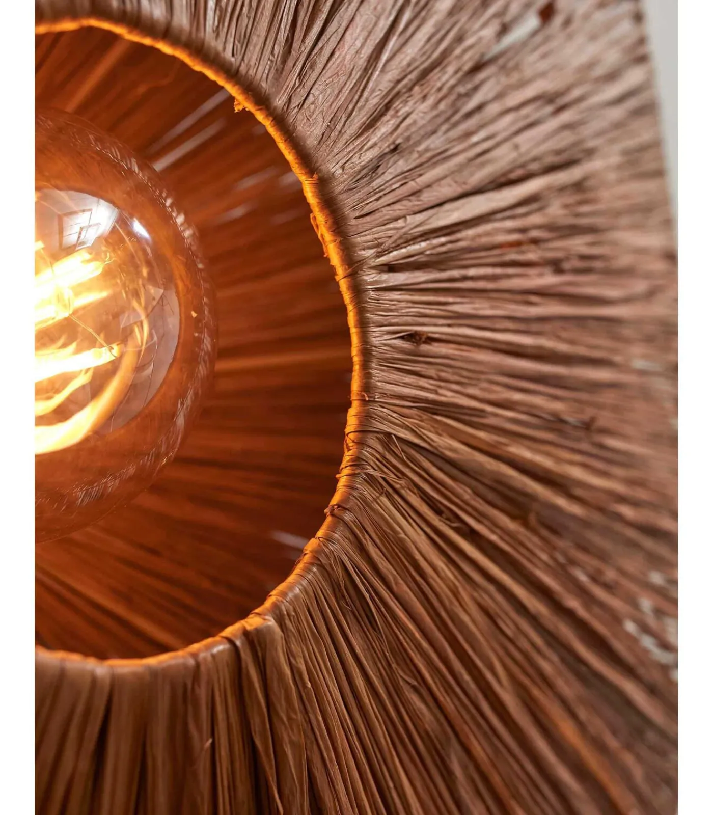 Hot Plafonniere Panama - Bruin - 45x45x5cm Hanglampen