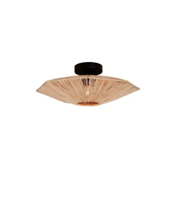 Best Plafonniere Panama - Naturel - 45x45x5cm Hanglampen