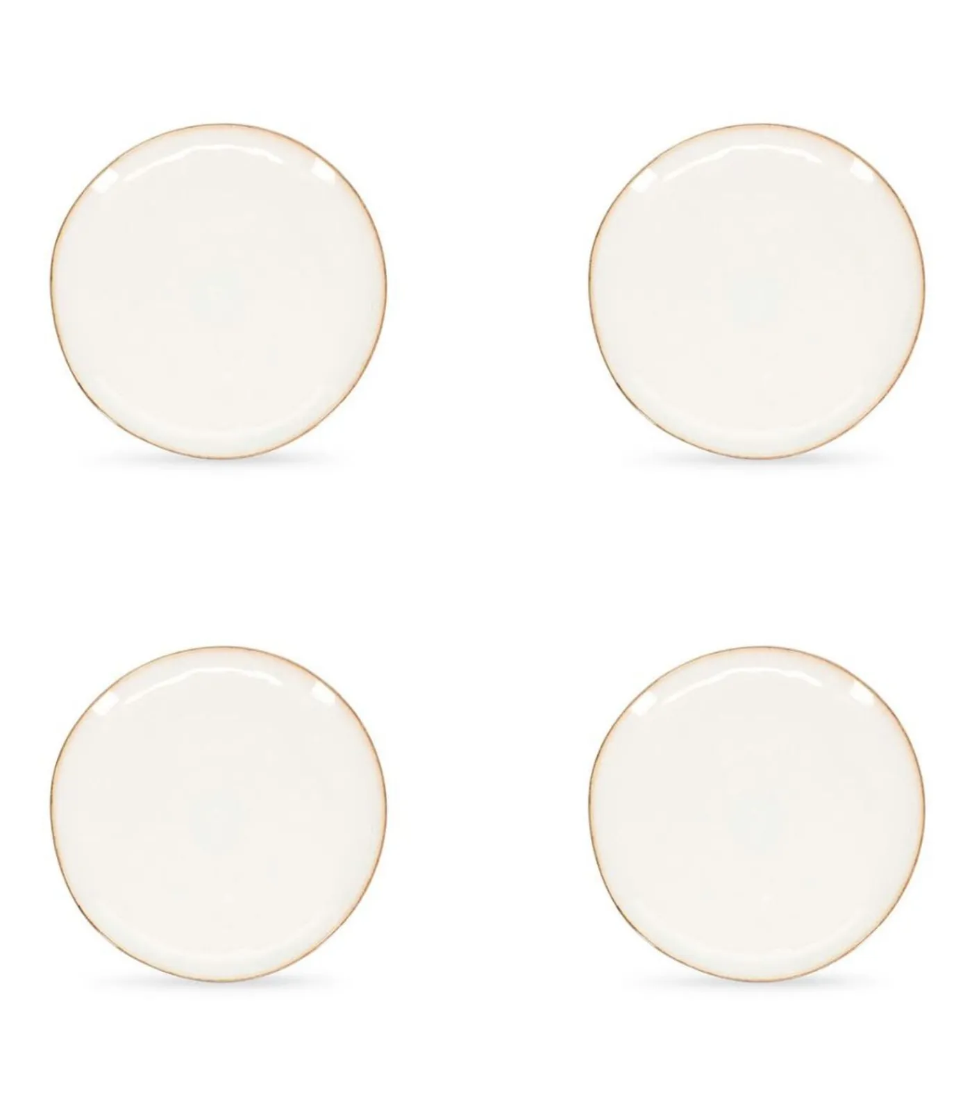 New Plat bord 28cm coupe wit Artisan - (x4) Tafelgerei