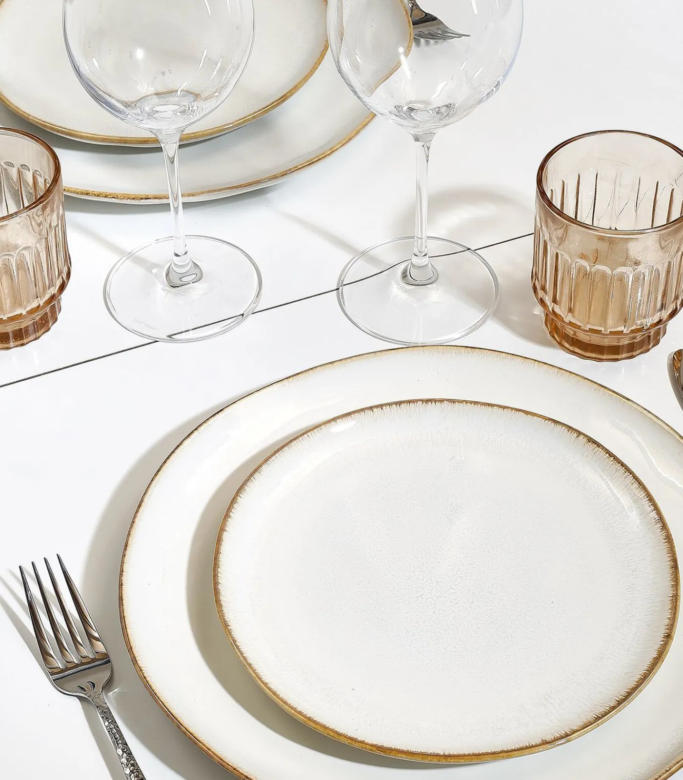 New Plat bord 28cm coupe wit Artisan - (x4) Tafelgerei