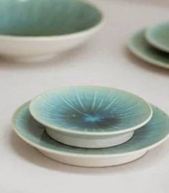 Online Plat bord 21cm turquoise Eclipse - (x4) Tafelgerei