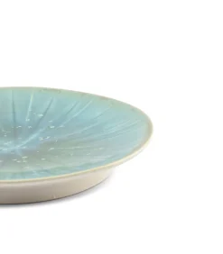 New Plat bord 23,5xH3,5cm turquoise Eclipse - (x4) Tafelgerei