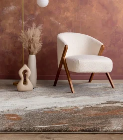 Discount Platgeweven tapijt woonkamer en slaapkamer FOG Tapijten