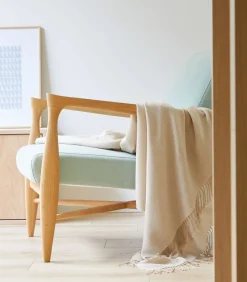 Hot PLUME lin - Plaid Wol en acryl Bedspreien