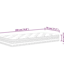 Discount Pocketveringmatras middelhard 70x200 cm Matrasbeschermer