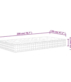 Discount Pocketveringmatras middelhard-hard 120x200 cm Matrasbeschermer