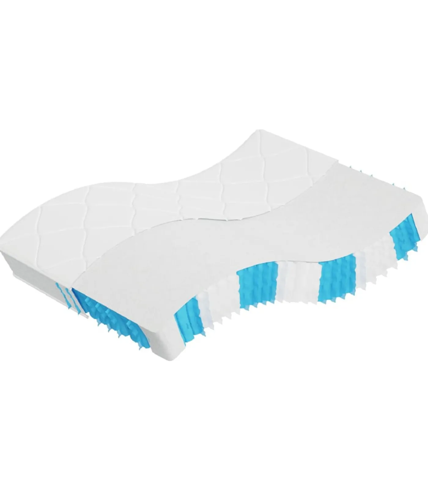 New Pocketveringmatras middelhard-hard 140x200 cm Matrasbeschermer