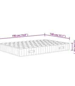 Clearance Pocketveringmatras middelhard-hard 140x190 cm Matrasbeschermer
