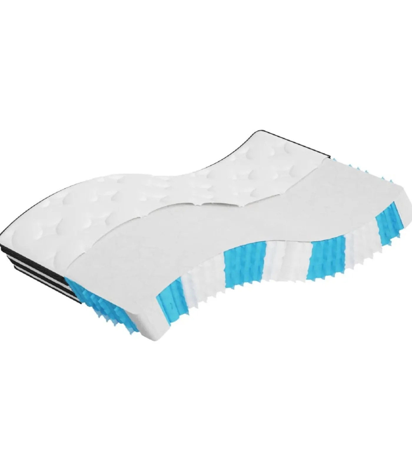 Best Pocketveringmatras middelhard 100x200 cm Matrasbeschermer