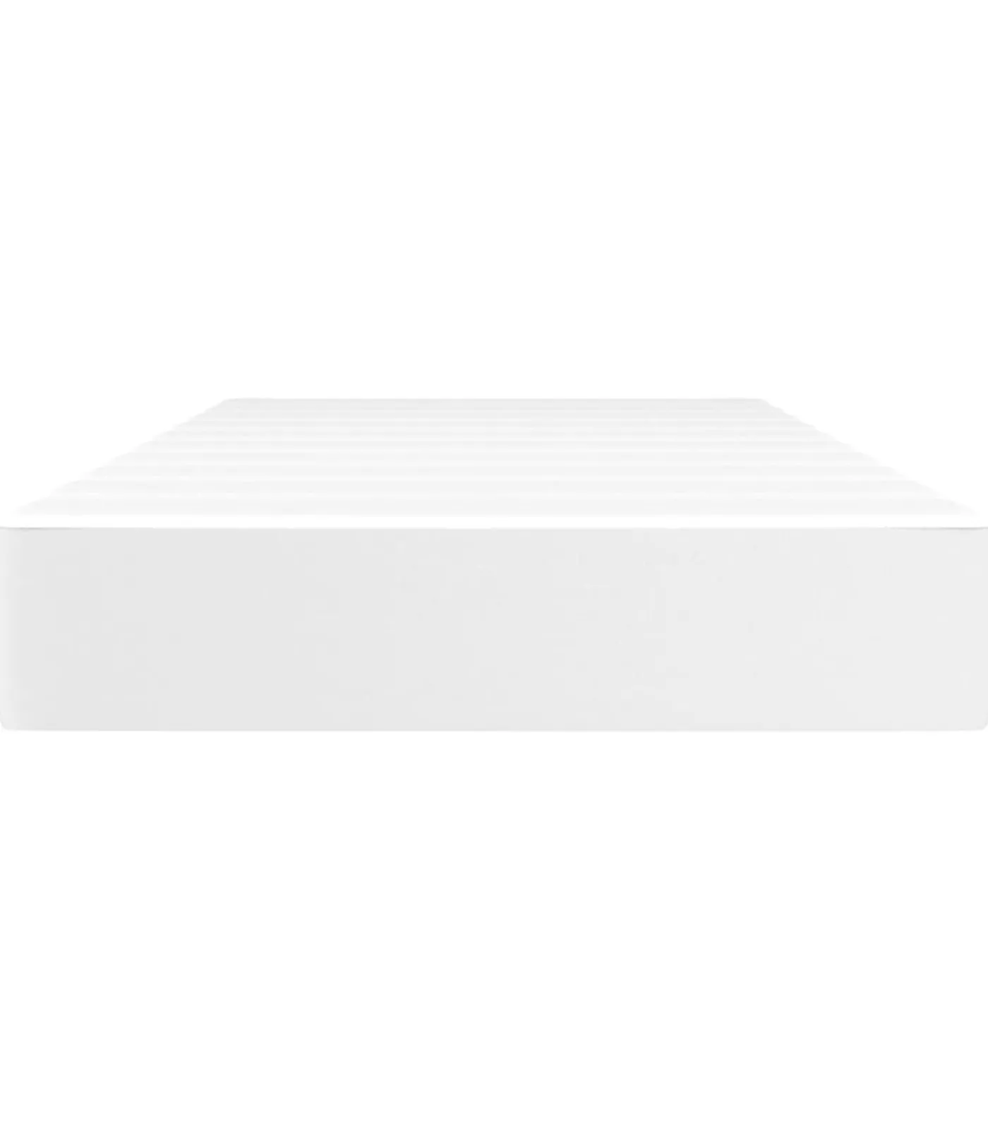 Online Pocketveringmatras 80x200x20 cm kunstleer wit Matrasbeschermer