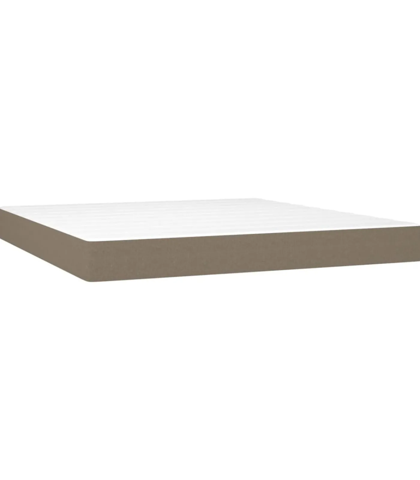 Sale Pocketveringmatras 180x200x20 cm stof taupe Matrasbeschermer