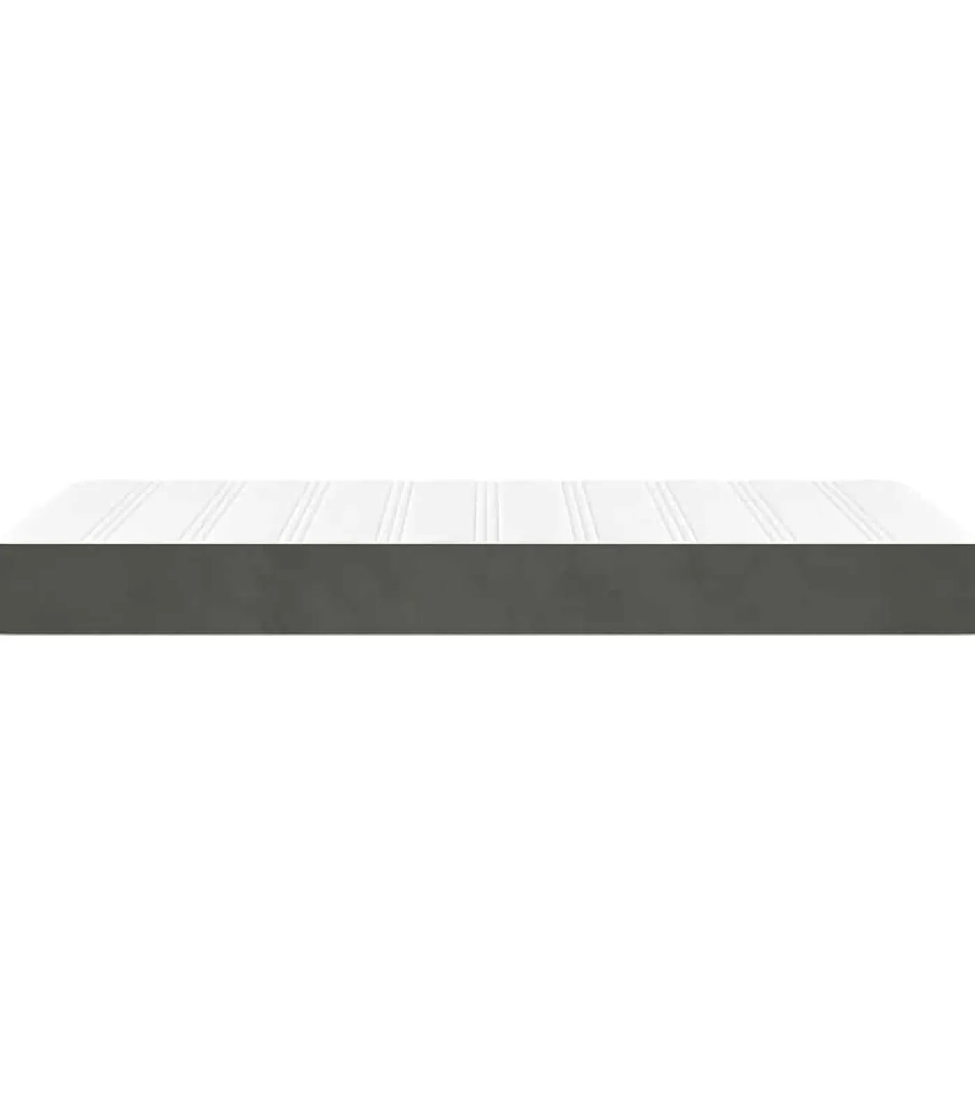 Sale Pocketveringmatras 100x220x20 cm fluweel donkergrijs Matrasbeschermer